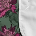 thumbnail image 4 of Floral Microwave Oven Cover, Birds Pointy Petals Hand Drawn Sketch Illustration, Water Resistant Organizer with Pockets for Kitchen, 36" x 12", Pink Laurel Green, by Ambesonne, 4 of 4