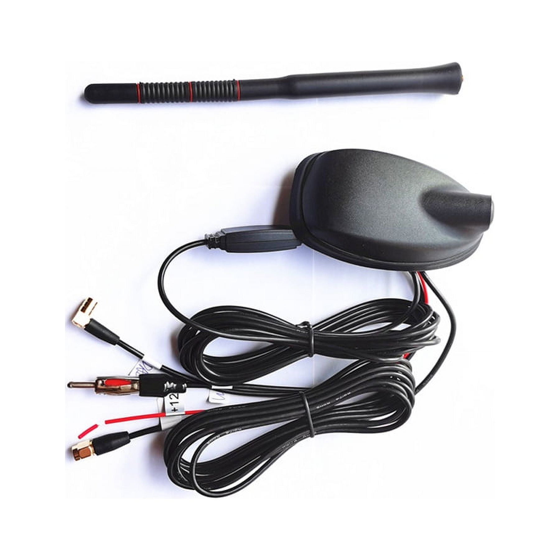 Phyun Car Radio GPS & DAB & AM/FM Aerial Universal Roof Mount Antenna 5M  Cable SMA SMB