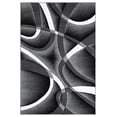 thumbnail image 3 of Planet Rugs Dima Modern Abstract Area Rug 5' x 7' Gray Swirl Stain-Resistant, 3 of 10