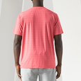 thumbnail image 2 of Vedolay Men Shirt Tees Men's T-Shirts - Classic Crew T-Shirt, Fitted Men's Shirts,Hot Pink M, 2 of 5