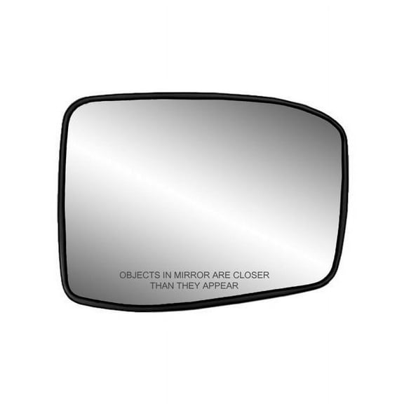 80257 - Fit System Passenger Side Non-heated Mirror Glass w/ backing plate, Honda Odyssey 05-10, 5 7/ 16" x 7 3/ 16" x 7 7/ 8"