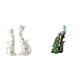thumbnail image 1 of Estatua de pareja de gatos y , escultura animal, regalo de bodas para comedor, repisa, pieza de colección, adorno de mesa, elegante decoració, 1 of 8