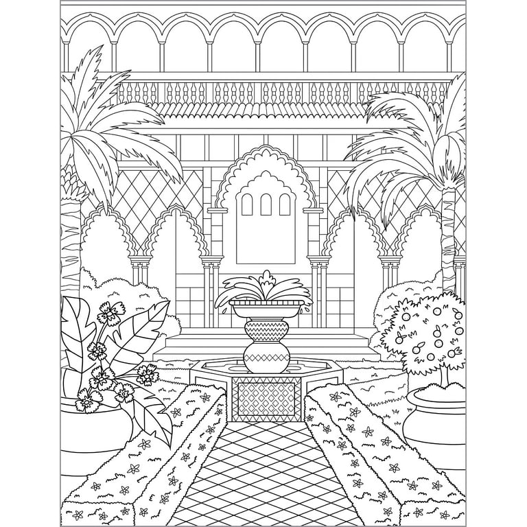 Medieval Life: Coloring Book: A Relaxing and Anti-stress Coloring Book for Adults with 30 Coloring Illustrations Related to the Medieval World. [Book]