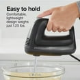 thumbnail image 5 of 5-Speed Electric Hand Mixer with Bowl , Lightweight & Compact, 215   Power, Storage , Black, 5 of 7