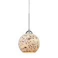 thumbnail image 1 of ELK Lighting 10741/1 Spatter 1 Light Pendant In Polished Chrome With Spatter Mosaic Glass, 1 of 2