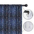 thumbnail image 4 of Blackout Kids Curtains,Dark Blue Christmas Snowflake Pattern Childrens Insulated Curtains Set Of 2,Bedroom Essentials,Toddler Room Decor 42"x63", 4 of 5