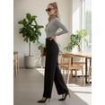 thumbnail image 4 of Set De 2 Sueteres Mujer De Cuello Alto Unitalla Sueteres Dama Sweaters, 4 of 5