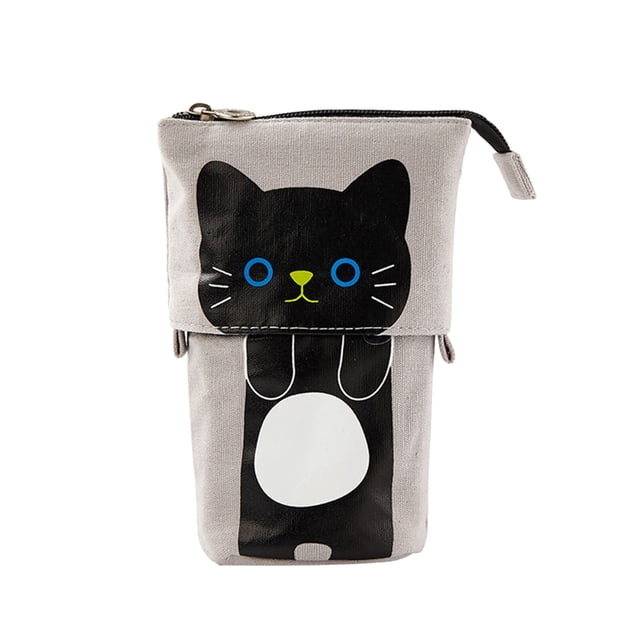 LSLJS Cute Sliding Pencil Case Box Unique Telescopic Pencil Bag Stationery Box Storage Bag, Home Accessories