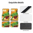 thumbnail image 4 of Fotbe Cool Dinosaur Playing Guitar Juego de 4 Tapetes para Auto con Estampado – Alfombrillas de Goma Reforzada, Diseño Antideslizante, Protección para Todo el Año – Vehículos, Autos, Camionetas y SUVs, 4 of 7
