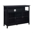 thumbnail image 4 of Convenience Concepts Big Sur Deluxe 55 inch TV Stand with Storage Cabinets and Shelf, Black, 4 of 11