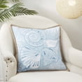thumbnail image 3 of Saro Lifestyle Sandy Shores Seashells Poly Filled Throw Pillow, 3 of 3