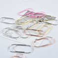thumbnail image 2 of 20Pcs Colored Paper Clip 50mm Large File Clip Metal Paperclips Colorful File Paper Clamp Metal Bookmarks Clip for Office, 2 of 7