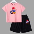 thumbnail image 3 of Juego de verano para niños, lucha, anime, cosplay, traje para niños y adolescentes, ropa de calle, camiseta de manga corta y pantalones cortos, conjunto deportivo de 2 piezas, trajes sueltos, 3 of 5