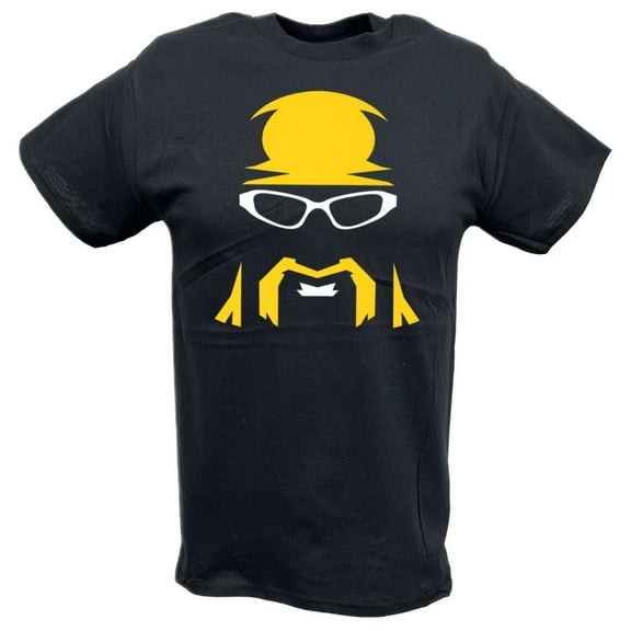 Hulk Hogan Gold Outline Silhouette T-shirt