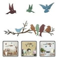 thumbnail image 2 of AntiGuyue 1 Set Metal Birds Wall Art Vivid Birds on Branch Metal Birds Wall Decor, 2 of 9