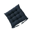 thumbnail image 4 of Cojín de asiento Transpirable Cuadrado Toystoory Reemplazo Verano Color sólido Hogar Sillón Sofá Estera Accesorios Azul oscuro, 4 of 6