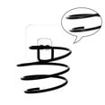 thumbnail image 3 of Moyic Secador de pelo eléctrico montado en la pared, soporte para inodoro, baño, secador de pelo, estante de almacenamiento, estante sin agujeros Juegos de accesorios de baño Negro Moyic HA000846-02B, 3 of 6