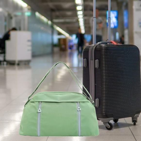 Travel Duffel Bag Carry On Luggage Bag Bag Implay para mujeres Bolsa de gimnasia Bolsa de semanario para natación al aire libre Camping de playa Verde