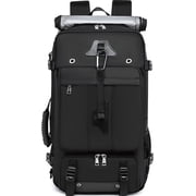 Travel Backpack 50L New Premium - Unisex Extra Large Laptop Backpack for Hiking, Climbing & Business Trips, Waterproof, Black
