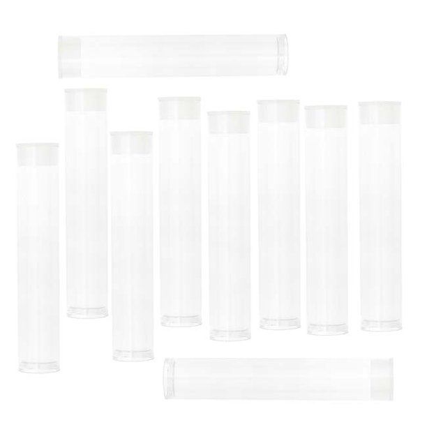 The Beadsmith Clear Storage Tubes 3 Inches Long For Seed Beads