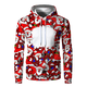thumbnail image 1 of Sudaderas con capucha Tie Dye para Navidad, sudadera de gran tamaño, jersey en blanco de sublimación, ropa de Navidad de manga larga para imprimir Logotipo de foto, 1 of 5