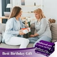 thumbnail image 2 of 60th Birthday Gifts for Women, Purple Birthday Blanket, Gifts for 60th Birthday Women, 60th Birthday Gift Ideas, 1964 Birthday Gifts for Women Throw Blanket Purple 60"×50", 2 of 6