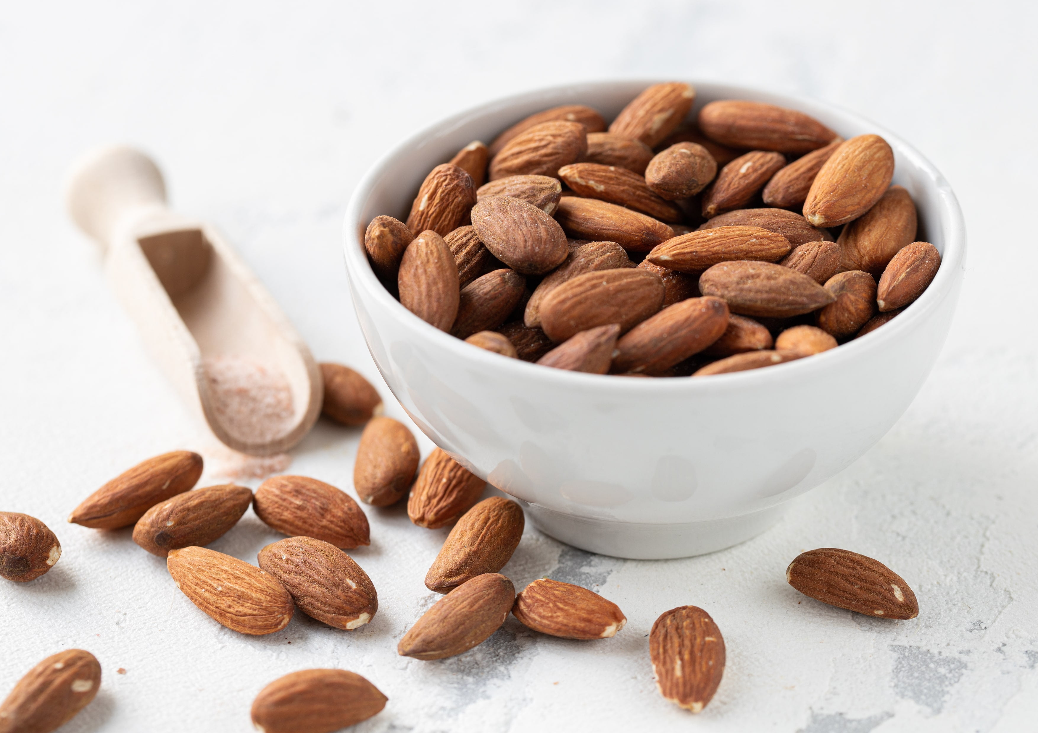Dry Roasted California Almonds with Himalayan Salt, 2 Pounds — Kosher, Vegan — by Food to Live