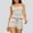 Gray, variant on ZZwxWA Womens Sexy Pajamas Sets Ruffle Sleeveless Tops with Shorts Nightwear Matching Pj Sets Camisole Sleepwear Lounge Sets Solid Color