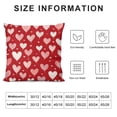 thumbnail image 5 of Nawypu  Valentines Day Pillow Covers for Valentines Decor Red White Stripes Dots Love Heart Valentines Day Throw Pillows Decorative Cushion Cases Valentine Decorations, 5 of 5