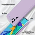 thumbnail image 3 of YWC-Case Compatible avec Huawei P30 Pro, Étui de Protection en Silicone Toucher Soyeux, Antichoc avec Doublure en Microfibre, Violet, 3 of 4