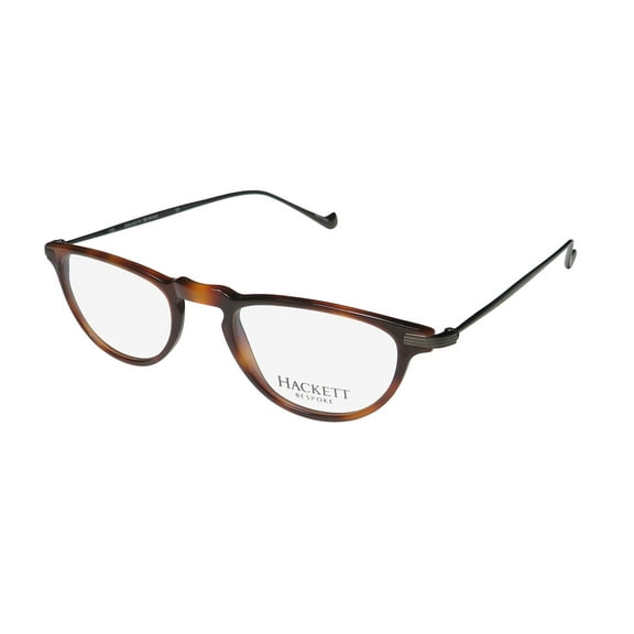 NEW HACKETT BESPOKE HEB 219 MENS DESIGNER FULL-RIM TORTOISE PREMIUM SEGMENT LODNON DESIGN FRAME DEMO LENSES 48-21-150 EYEGLASSES/EYEGLASS FRAME