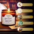 thumbnail image 4 of Fantasy & Tabletop RPG Candles, Handcrafted, Coconut-Apricot Wax, Wood Wick, Firelight Fables (10 oz Jar, Arcane University), 4 of 5