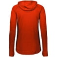 thumbnail image 5 of Holloway Sportswear XS Womens 3D Regulate Lightweight Pullover Orange Heather 222753, 5 of 5