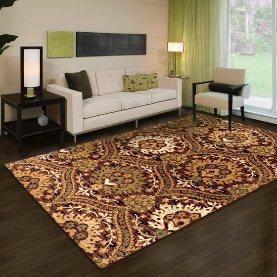 Superior Augusta Collection Area Rug 8mm Pile Height With Jute Backing