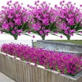 thumbnail image 4 of Fdelink Artificial Flowers 10Pc Artificial Flower Latex Real Bridal Wedding Bouquet Home Decoration Fake Flowers Flores Artificiales Decoracion Lings Artificial Flowers Artificiales Rose (Hot Pink), 4 of 9