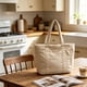 thumbnail image 5 of Women's Soft Fabric Tote Bag Large Capacity Nylon Shoulder Bag Handbag For Student Class Daily Use, 5 of 8