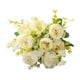 thumbnail image 2 of Ramo de boda de peonía artificial Arreglo floral de seda para decoración nupcial y para el hogar, 2 of 6