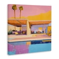thumbnail image 2 of Stupell Industries Mid-Century Vivid Villa at Sunset Canvas Art, 17 x 17, by Walker Noble, 2 of 8