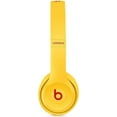 thumbnail image 3 of Restored Beats Solo3 Wireless On-Ear Headphones - W1 Chip, Class 1 Bluetooth, 40 Hours of Listening Time, Built-In Microphone and Controls - (Club Yellow), 3 of 7