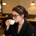 thumbnail image 6 of Non Headbands for Women with Teeth, No Pressure Headband for Glasses Wearers, Comfortable Matte Hairbands No Headache, Hair Accessories 2026 (Multicolor), 6 of 7