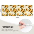 thumbnail image 5 of Beige Sunflower Pattern Kitchen Rug Mat,Kitchen Runner Rugs Non Skid Washable,Decorative Kitchen Floor Mats for Kitchen,Sink,Laundry,17"X47", 5 of 5