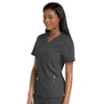 thumbnail image 2 of Urbane by Landau Women's Double Pocket Crossover Scrub Top, Style 9534, 2 of 8