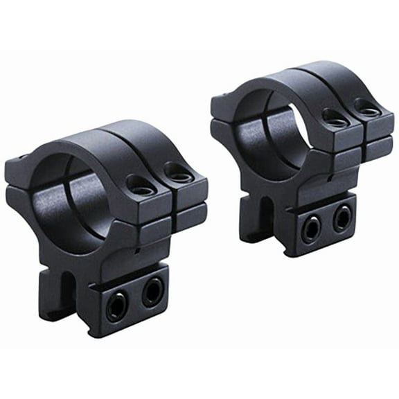 BKL Technologies 200 Series Double Strap Dovetail Scope Rings 1" Medium Matte Black