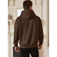 thumbnail image 2 of CAILDANL Mens Casual Cotton Hooded Collar Drawstring Hoodies Pullover Sweatshirts Casual Long Sleeve Shirts, 2 of 2