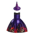 thumbnail image 3 of Disfraz de niña Salvador vestido gótico para Halloween cosplay Altura 120cm, 3 of 10