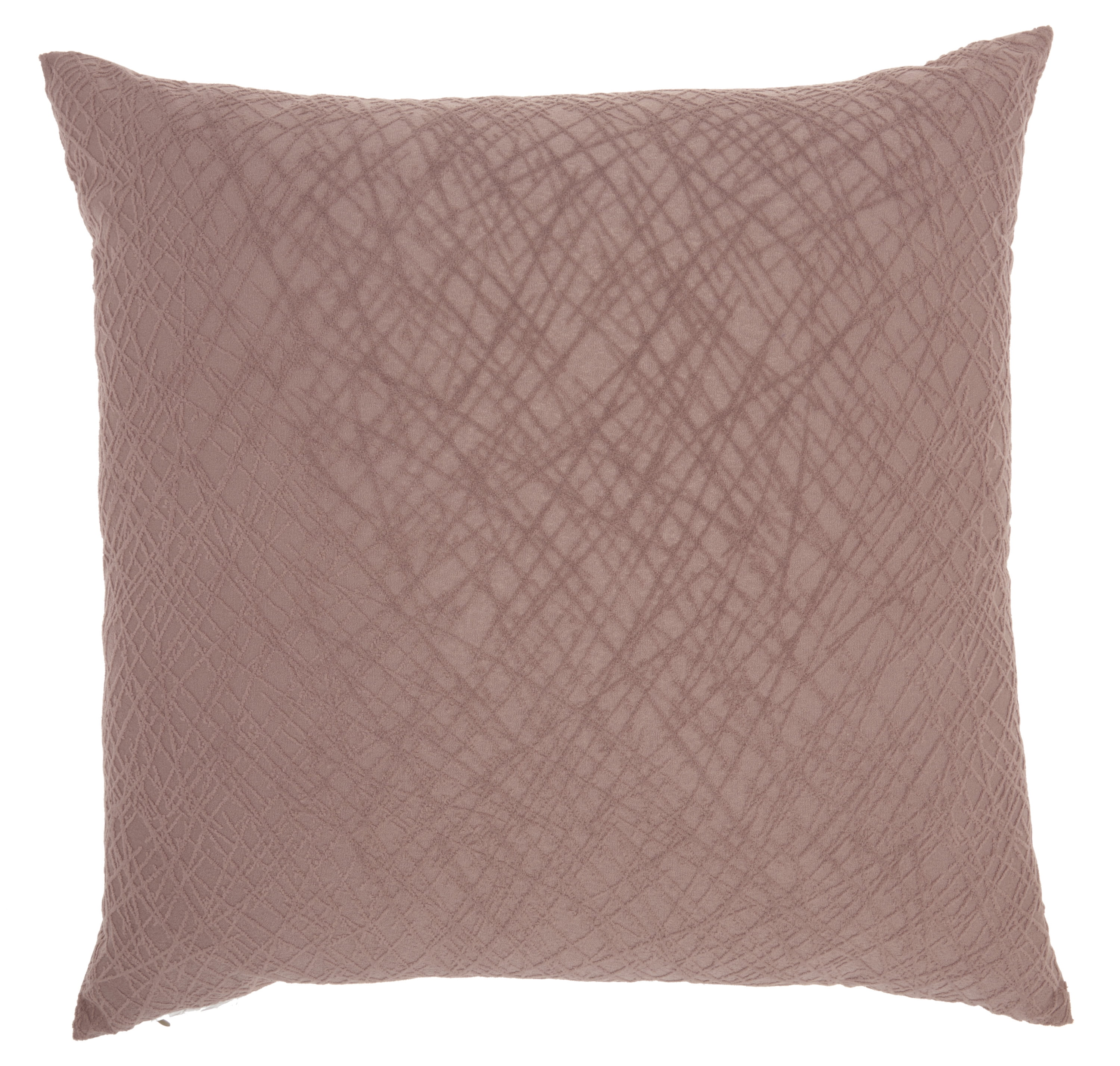 Nourison Life Styles Mauve Decorative Throw Pillow , 24" X 24