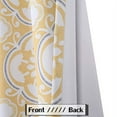 thumbnail image 4 of Medallion Print Blackout Curtains,Medallion/Floral Pattern Thermal Insulated Grommet Blackout Curtain Panels Window Drapes for Bedroom - W52 x L95 Inch,2 Panels, Rust Red/Taupe, 4 of 9