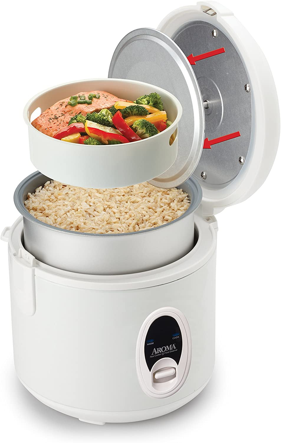 Best Buy: Aroma 10-Cup Cooked Capacity Cool-touch Floral Rice Cooker  ARC-1260F
