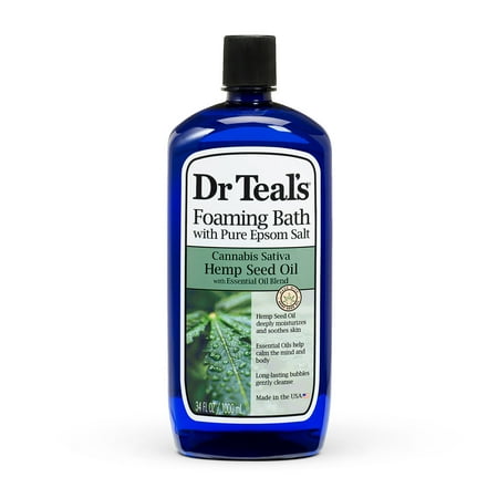 Dr Teal&#39;s Hemp Seed Bergamot &#38; Citrus Foaming Bubble Bath - 34 fl oz