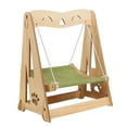 thumbnail image 4 of Cat Hammock Wood Elevated Pet Bed Lounger Stable Structure Easy to Assemble Style B, 4 of 8